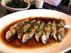 酱椒昂公鱼-漫渡庄绿岛花园•隐世庭园菜(滨湖店)
