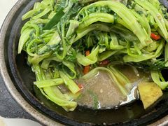 虾酱通菜-凤城康记饭店