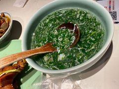 荠菜蘑菇羹-卯时·龙光雅宴·精致锡帮菜(惠山古镇店)