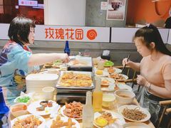 自助取餐区-玫瑰花园自助烤肉(顺义鑫海韵通店)