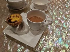 餐后葡挞配奶茶-8餐厅(新葡京酒店)