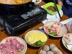 糟辣豆米火锅锅底-干老庆贵州留一手烤鱼·地摊火锅(财经大学店)