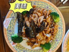 灰参过油肉-柳泉居饭庄