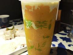 芒果奶盖茶-绿茶餐厅(乐峰广场店)