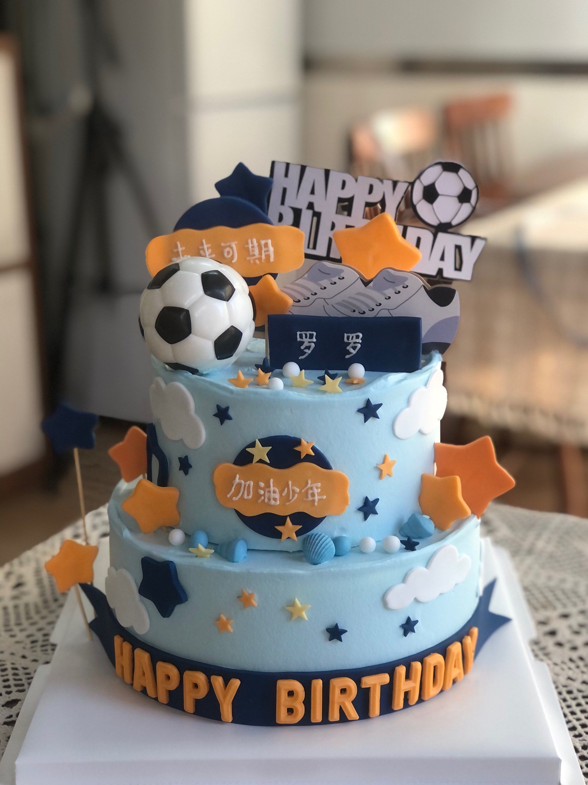 足球蛋糕