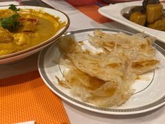 咖喱时蔬配手抓饼-若蘭慈·无国界素食料理(欢乐海岸店)