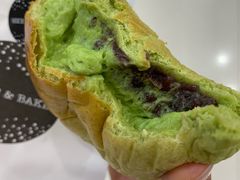 自家红豆抹茶面包-WHEAT&BAKER-麥(凯德来福士店)
