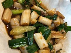 藕尖小炒肉-万景饭店·鱼街农家菜