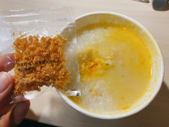 咸蛋黄鸡丝粥组合-麦当劳(花园北路店)