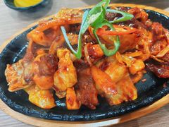 五花肉炒鱿鱼-文成焕·家族韩式餐厅