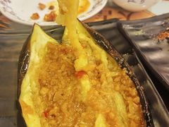 蒜蓉烤茄子-昱家胡同·烧烤海鲜铜锅涮肉(和平里店)