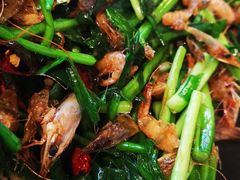 韭菜炒小河虾-烧肉馆(古北水镇景区店)