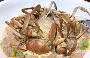 Steamed Six-Month Yellow Crab with Soybean Pork Pudding