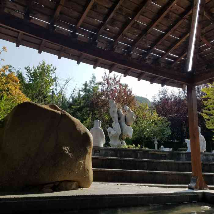 金石滩唐风温泉-"[交通]开发区出发,一路风景很好,而且不.