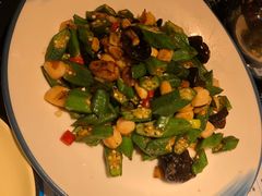 秋葵炒贝柱-旺角小渔村(幸福中路店)