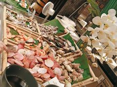 自助取餐区-北京希尔顿逸林酒店-逸轩西餐厅-自助餐厅