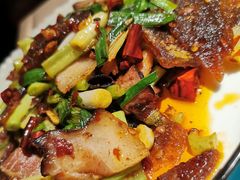 蕨粑炒腊肉-山石榴·贵州菜(丰盛里店)