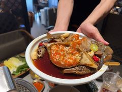 -草家酱蟹炭火烤肉店(珲春南路一店)