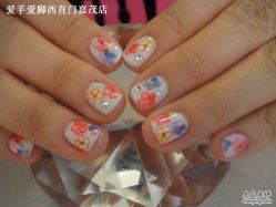 爱手爱脚彩绘甲-摩睫+皮肤管理·科学美容中心