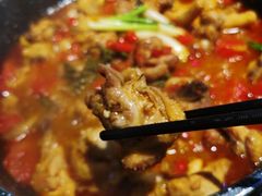 -贵州辣子鸡番茄鸡