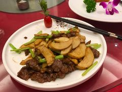 烧汁杏鲍鱼菇肥牛-益健名厨海鲜城(夏湾店)