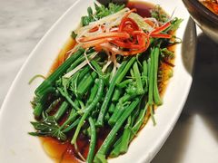 白灼丝瓜尖-懒人盐府人家(航天桥店)