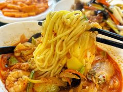 海鲜辣汤面-桃园中华料理炸酱面(燕儿岛路店)