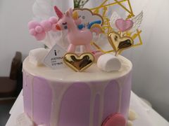 网红小马渐变色动物奶油蛋糕-艾加柒克蛋糕茶歇甜品台(春熙路店)