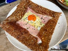 巴黎火腿鸡蛋芝士蘑菇可丽饼-RAC BAR(安福路店)