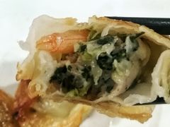 油煎小龙虾荠菜馄饨-上海财经大学-新食堂