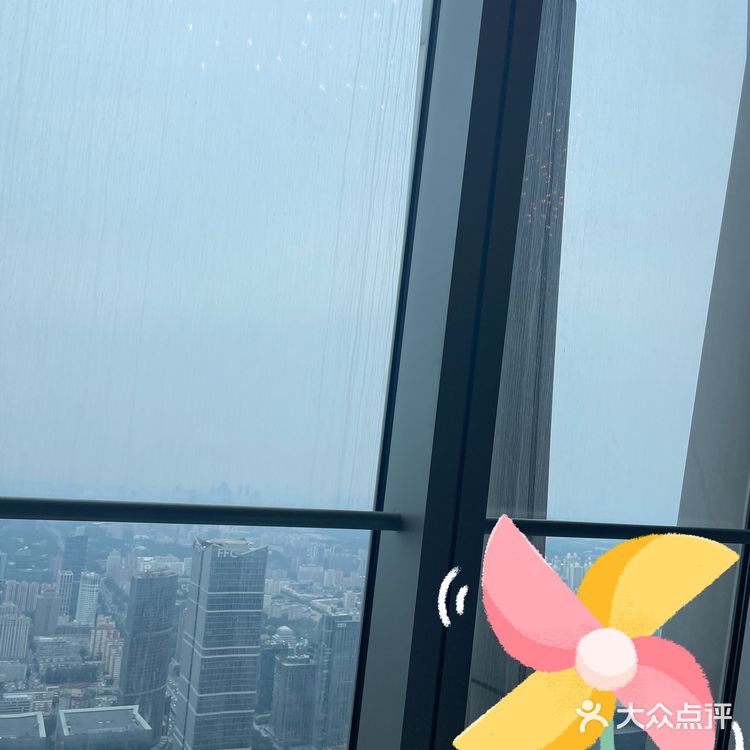 在国贸三期80层和闺蜜的下午茶