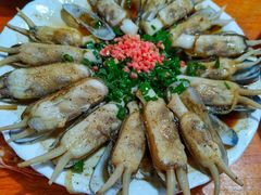 葱油蛏子-温州一家人美食(西木头市店)