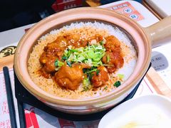 香辣排骨饭-膳心记-明火四宝煲仔饭(燕南店)