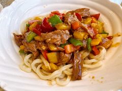彩椒牛肉清拌面-文三里屯面馆(三里屯店)