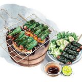 手绘可口的美食[调皮]～