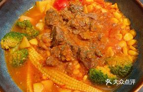 Tomato Stew Australian Beef Light-Card Hot Bowl