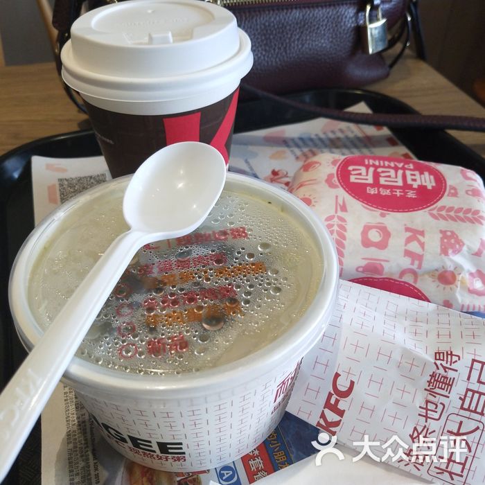 肯德基雪菜笋丁鸡肉粥图片-北京快餐简餐-大众点评网