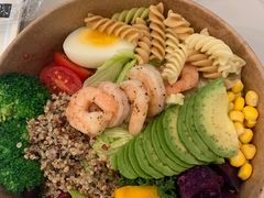 青煎虾仁沙拉-dotcom coffee古点咖啡(致真大厦店)