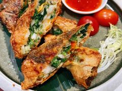 特色香煎腐皮卷-赏点粤式点心(广州塔店)