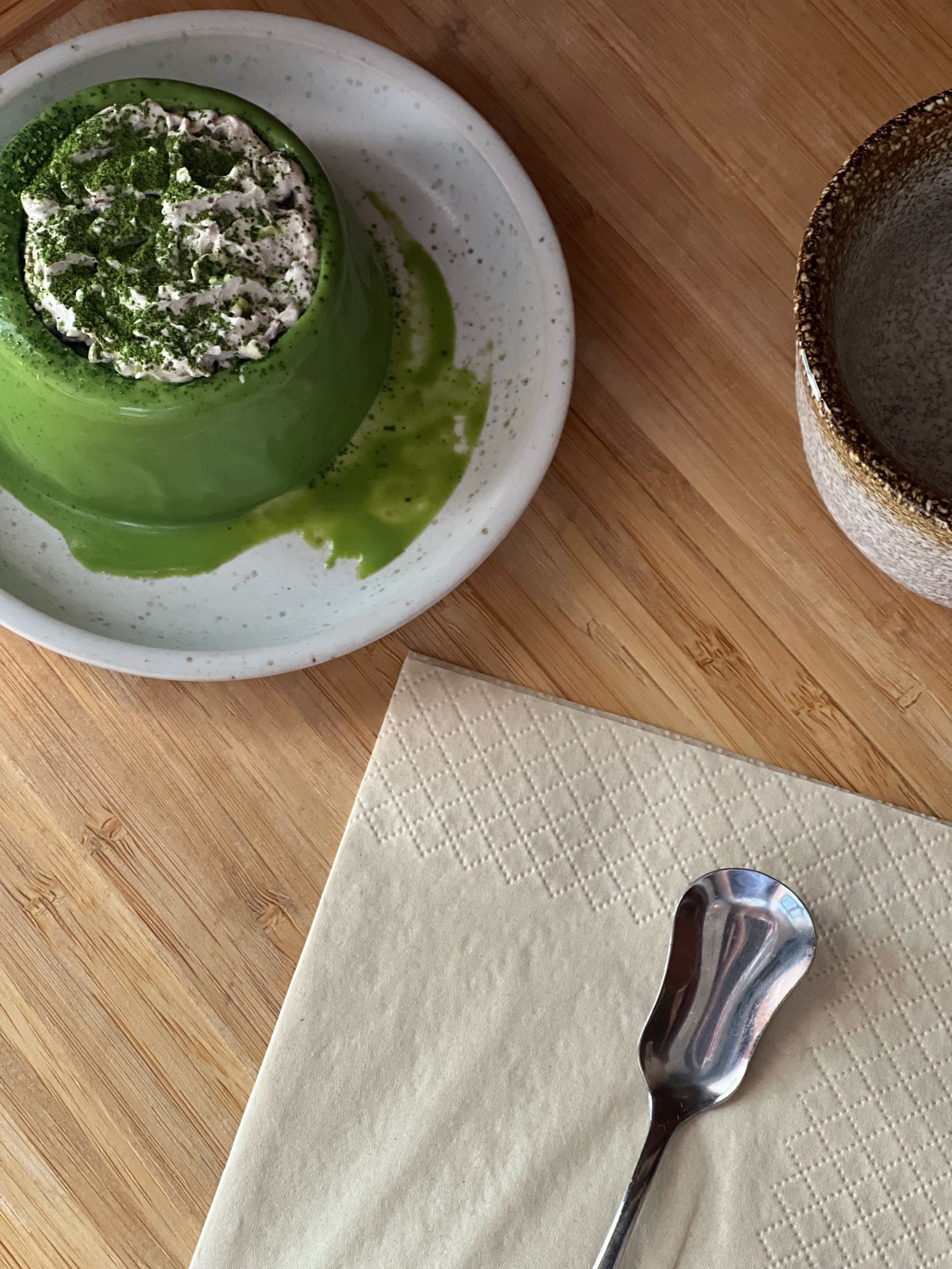 超级好次的抹茶布丁