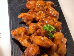 雪花糖醋里脊-绿茶餐厅(西单老佛爷店)