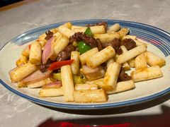 爽藕尖炒牛肉-啫神·广州地标美食(北京路店)