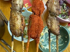 招牌秘烤鸡翅-炒豆合作社(东四总店)