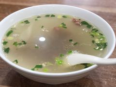 牛肉汤-草桥清真牛肉锅贴扁食店