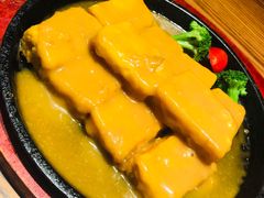 铁板鲍汁豆腐-峨嵋小镇·川菜(正定朗华店)