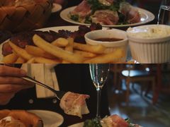 芝麻菜沙拉配风干火腿-羽深肉铺 Steak & Wine