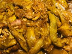 茄子炖蚬子-日丰园海肠水饺·老字号大连海鲜(和平广场店)