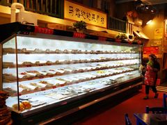 面包甜点陈列柜-马路边边串串香(双井直营店)