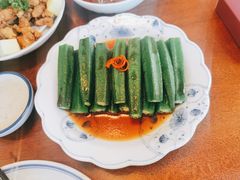 白灼黄秋葵-林四喜·闽南传家菜(鼓浪屿店)