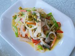 酸菜炒魔芋-汉水缘鲜鱼庄(黄雁村店)